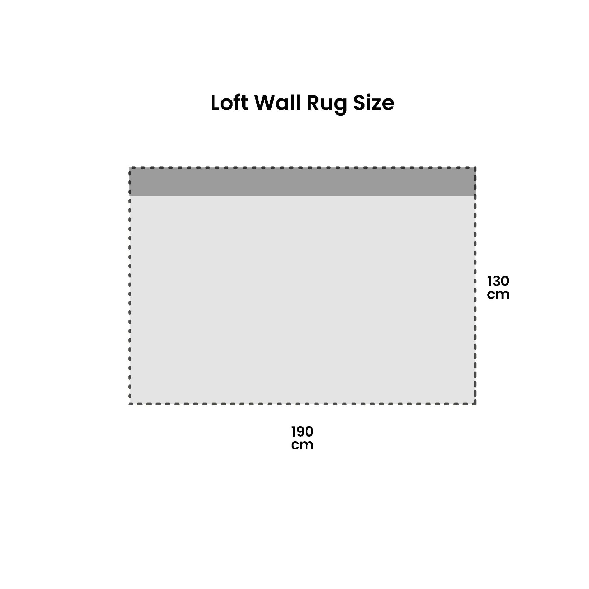 Loft wall rug size_
